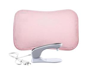 Bouillotte Électrique avec Pochette Chauffe-Mains, Rose, 26 x 18 x 5 cm, 1,2 kg, 220-240V/420W, Modèle NOVAMAG02