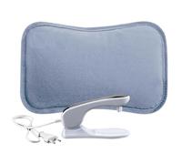 Bouillotte Electrique Bleue avec pochette chauffe-mains