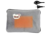 Bouillotte Électrique Chauffante Rechargeable, Hand Warmer, Chauffe-Mains Et Pieds Avec Sécurité Anti-Surchauffe, Sac Chauffe-lit Portable, Bouteille Chauffante Thermique Pour Dos, Lombaires, Ventre