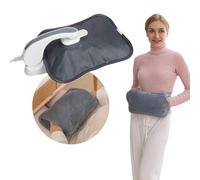 Bouillotte électrique rechargeable avec ceinture souple et sac à gants chaud, chauffe-mains chaud pour le lit, coussin chauffant pour massage des mains, douleurs au dos, au ventre, période