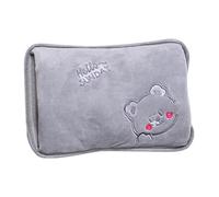 Bouillotte électrique rechargeable - Chauffe-mains avec housse douce - Pour crampes périodiques, muscles, cou, jambes, taille - Utilité polyvalente pour l'extérieur et l'intérieur