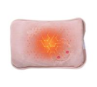 Bouillotte électrique rechargeable, chauffe-mains électrique rechargeable, avec housse souple, pour les crampes menstruelles, les muscles, le cou, les jambes, la taille, le ventre et le corps