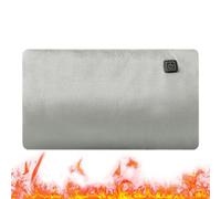 Bouillotte Électrique Rechargeable USB - Coussin Chauffant 29,5cm À 3 Niveaux | Double Face Pour Nuque Et Colonne Vertébrale | Soulagement Douleurs Menstruelles | Voyage Et Bureau