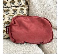 Bouillotte électrique sans fil rechargeable housse velours rose Terraillon