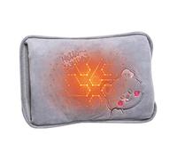 Bouillotte Électrique - Velours Court 27x19x4cm | Bouillotte Rechargeable | Chauffe-Main, Pied, Corps Et Lit 500W Avec Charge Et Accessoires Inclus