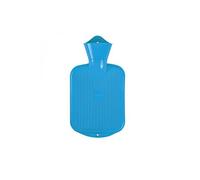 Bouillotte en caoutchouc 15 x 27 cm eau chaude ou froide - 0.8 L - Bleu