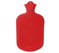 Bouillotte en caoutchouc 20 x 37 cm eau chaude ou froide - 2 L - Rouge