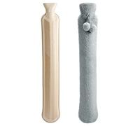 Bouillotte En Caoutchouc Naturel Homealexa 73 Cm Housse Polaire Douce