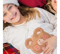 Bouillotte en peluche, bouillotte avec couvercle, Sac d'eau chaude mignon Sac d'eau chaude de dessin animé, Bouteille chauffante confortable avec motif d'animal en peluche pour femmes, hommes