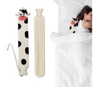 Bouillotte en peluche, bouillotte d'hiver,Bouillotte Longue Hiver 2L - Chauffe-lit portable de grande capacité, chauffe-mains avec housse souple pour les pieds, le lit et la taille