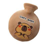 Bouillotte en peluche Capybara - 700 ml - Housse en peluche - Pour l'intérieur et l'extérieur - Pour voyage, sommeil