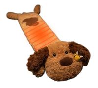 Bouillotte en peluche - Chien abeille de 29,5 pouces de long, housse douce et confortable, sac chaud pour soulager la colonne vertébrale du cou, fournitures de chauffage confortables, équipement de vo