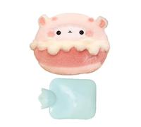 Bouillotte en peluche de dessin animé - 500 ml - Manchon portable anti-fuite - Animaux en peluche mignons - Chauffage pour femmes, hommes, mains et pieds