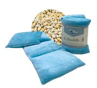 Bouillotte Graine de Blé Certifiée OEKO-TEX (Made in France) - Coton Issu de L'Agriculture Biologique - Bien Être, Douleurs Musculaires, Règles Douloureuses - Passe au Micro-Onde