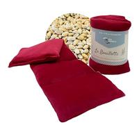 Bouillotte Graine de Blé Certifiée OEKO-TEX (Made in France) - Coton Issu de L'Agriculture Biologique - Bien Être, Douleurs Musculaires, Règles Douloureuses - Passe au Micro-Onde