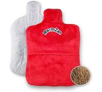 Bouillotte graines de lin polaire rouge chaud ou froid micro-ondes freezer