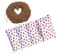 Bouillotte Graines Lin BIO de France Déhoussable Grande Yajoi - Apaise, Soulage, Réconforte - Endométriose et SPM, Douleur, Maux de Tête - Chauffe vite au Micro Ondes - 30cmX15cm