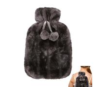 Bouillotte - Housse En Fausse Fourrure Pour 2 Litres (2000 Ml) - Couverture Souple Pour Bouteille D'eau | Sac D'eau Chaude Pour Chaud Et Froid 6 À 8 Heures Pour Garder Au Chaud Aide À Soulager Les Dou