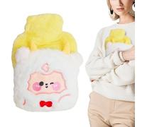 Bouillotte,Housse en Peluche d'Animaux de Dessin Animé Réchauffante | Coussin Chauffant Pour Bouillotte - Pour Pieds Mains Abdomen Cou Jambes Femmes Étudiants Lit Canapé Chambre D'Pendant Le