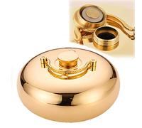 Bouillotte Injection D'eau Bouillotte Cuivre Classique Avec Housse Douce - Grande Capacité Bouteille D'eau Chaude - Facile À Remplir, 0.6/1.0/1.5/2.0/3.0 Litres ( Color : Smooth bottle , Size : XXL-3