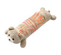 Bouillotte Longue - 75 Cm Extra Longue | Doublure En Caoutchouc De 1 800 Ml | Bouillotte Extra Longue De 75 Cm Avec Housse En Peluche Douce En Forme D'animal De Dessin Animé Pour Une Chaleur Complète