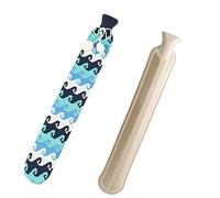 Bouillotte Longue, Bouillotte Eau Chaude Extra-Longue Avec Housses, Avec Housse En Tricot Doux, Pour Réchauffer, Le Cou, Les épaules, Le dos, Les Jambes, La Taille