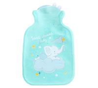 Bouillotte Lot de 2 bouillottes en caoutchouc for le ventre, sac, mignon, dessin animé, chaud, relaxant, sûr, froid, grand d'eau chaude peluche(N5)