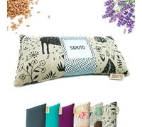 Bouillotte Micro-onde (25x12 cm) - Coussin Chauffant Naturel pour les Douleurs Menstruelles - Utilisation Chaude ou Froide - Grande Rétention de Chaleur - Parfum Lavande