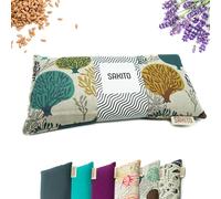 Bouillotte Micro-onde (25x12 cm) - Coussin Chauffant Naturel pour les Douleurs Menstruelles - Utilisation Chaude ou Froide - Grande Rétention de Chaleur - Parfum Lavande