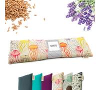 Bouillotte Micro-onde (43x12 cm) - Soulagement Naturel des Douleurs Cervicales, Lombaires et Menstruelles, Utilisation à Chaud ou à Froid - Grande Rétention de Chaleur - Parfum Lavande