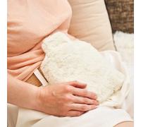 Bouillotte micro-ondes beige