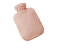 Bouillotte, Pack de chaleur d'eau chaude en caoutchouc d'injection 2 pièces(Pink 1000ml,One Size)