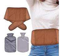 Bouillotte Peluche Bouillotte Avec Ceinture Souple 3pcs Hot Water Bottle Pouch with Belt, Wearable, Wraps Around Hot Water Bottle, PVC Pour le Soulagement des Douleurs Menstruelles