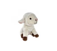 Bouillotte peluche dehoussable 25cm + sachet lavande - Mouton Blanc
