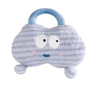 Bouillotte - Petite bouillotte - Chauffe-pieds en forme de nuage mignon - Poche d'eau chaude avec poignée - Oreiller réutilisable en peluche - Sac de compression chaud - Oreiller mignon en peluche aux