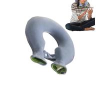 Bouillotte pour cou - 1 800 ml - Enveloppe ergonomique relaxante - Cache-cou anti-fuite pour les muscles, le stress, les crampes - Poche chauffante réutilisable et confortable pour homme et femme