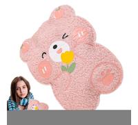 Bouillotte pour crampes,Bouillotte en peluche | Sac d'eau chaude de dessin animé mignon,Sac d'eau confortable en forme d'animal en peluche, pour femmes, hommes, adultes, famille, amis, ma
