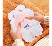 Bouillotte pour crampes,Bouillotte en peluche - Sac d'eau chaude de dessin animé mignon,Sac d'eau confortable en forme d'animal en peluche, pour femmes, hommes, adultes, famille, amis, ma
