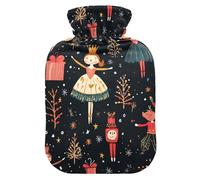 Bouillotte pour eau chaude avec housse souple, compresse chaude pour soulager la douleur, chauffe-ventre, Bolsa de calor pour Dolor menstruel