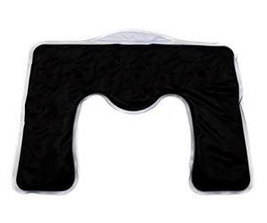 Bouillotte pour la nuque au gel de tourbe + housse en intissé | Coussin chauffant pour micro-ondes | Compresse de tourbe pour thérapie par le chaud et le froid | Taille 28 x 36 cm | axion