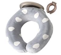 Bouillotte pour la nuque, en forme de U, avec housse, 900 ml, anti-fuite, sans manches, moelleuse, sécurité et confort, bouillotte de cou, amovible et lavable en machine, pour femmes, adultes (B)
