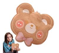 Bouillotte Pour Lit,Bouillotte Pour Crampes - Bouteille d'eau chaude de sac d'eau de chaleur de dessin animé mignon - Bouteille chauffante confortable avec motif d'animal en peluche pour femmes