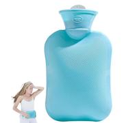Bouillotte pour lit, Petit sac de bouteille d'eau portable, Sac d'eau chaude de 500 ml pour compresse chaude pour femmes, soulagement des maux de tête, des crampes, maux de dos, muscles endolo