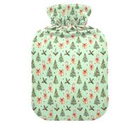 Bouillotte pour soulager les douleurs aux épaules sur le thème des sapins | bolsa para cólicos menstruales
