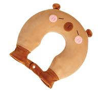 Bouillotte | Protège-nuque en forme de U avec design animal | Bouillotte avec housse en peluche | Pour hiver, femmes, voyage, lit, blessures sportives, menstruation, épaule, récupération