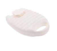 Bouillotte Réutilisable Ovale Blanche en Pe Pp pour Femmes | Chauffage Ciblé pour Pieds, Format Léger, Usage Bureau et Hiver, Style Uni, pour Filles
