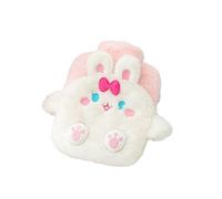 Bouillotte Sac chaud en PVC épais forme de lapin dessin animé, mignon, peluche, for le ventre, eau chaude, trésor for les mains(27)