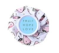 Bouillotte Sac de compresse froide et chaude dessin animé for une utilisation répétée dans les packs glace refroidissement remplis d'eau domestique(White)