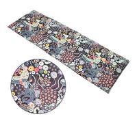 Bouillotte sèche aux grains d'épeautre biologique 60x20cm compartimenté en 4 - Tissu bio sous l´océan - Compresse froide