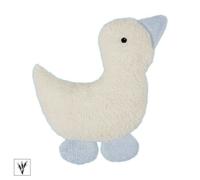 Bouillotte sèche Epeautre Efie Canard Ecru & Bleu Ciel 25 cm coton Bio